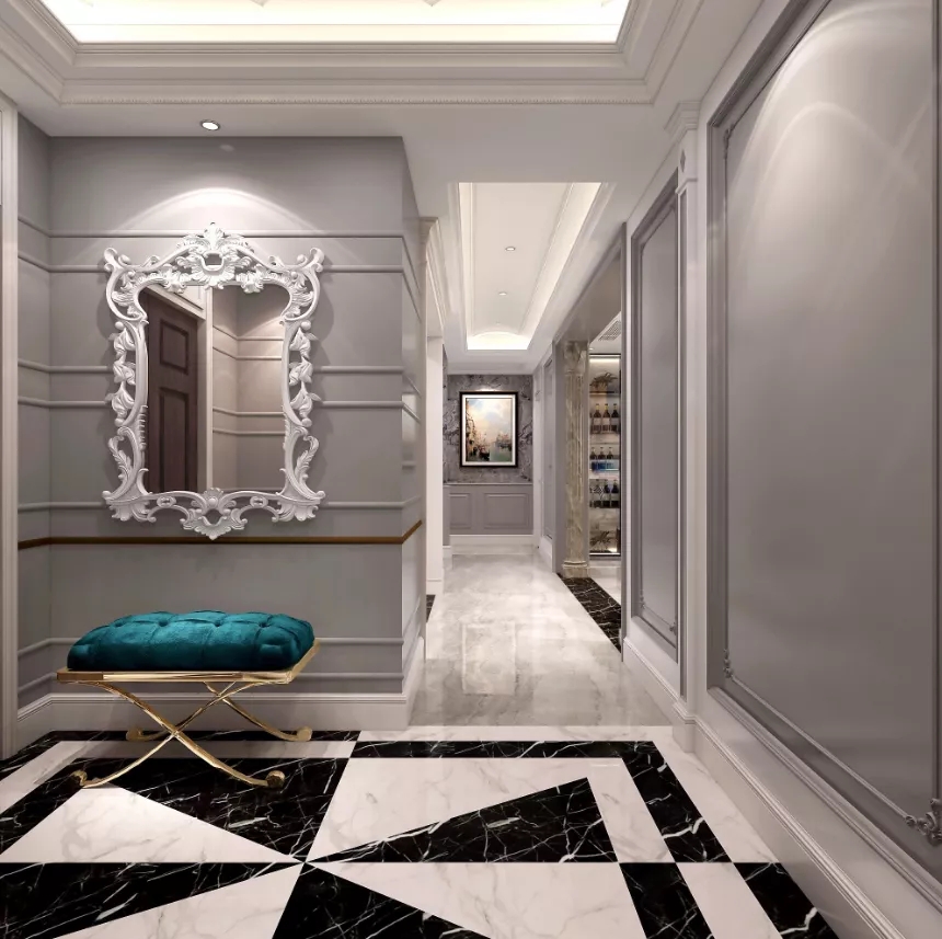 91免费版视频瓷砖和成人91免费APP装修玄关和客厅效果图