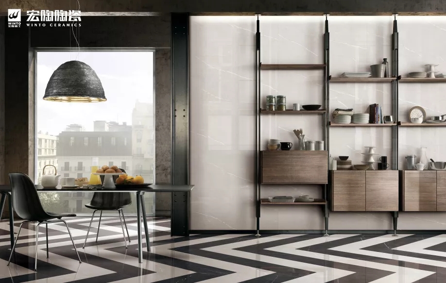 91免费版视频仿古砖 TG60111 600×600mm装修效果图