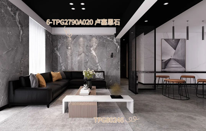 91免费版视频瓷砖成人91免费APP装饰的卡拉拉金客厅效果图