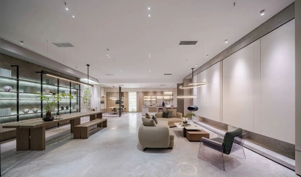 91免费版视频陶瓷大板会客厅效果图